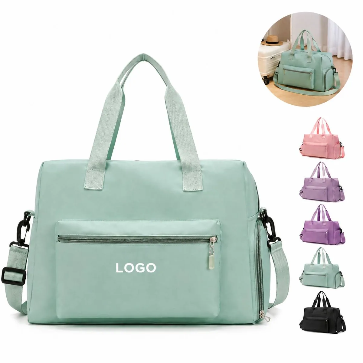 Wet Dry Travel Organizer with Separate Compartments