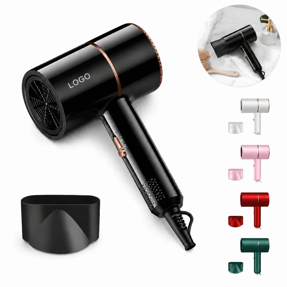 Professional 1600W Lightweight Hair Dryer