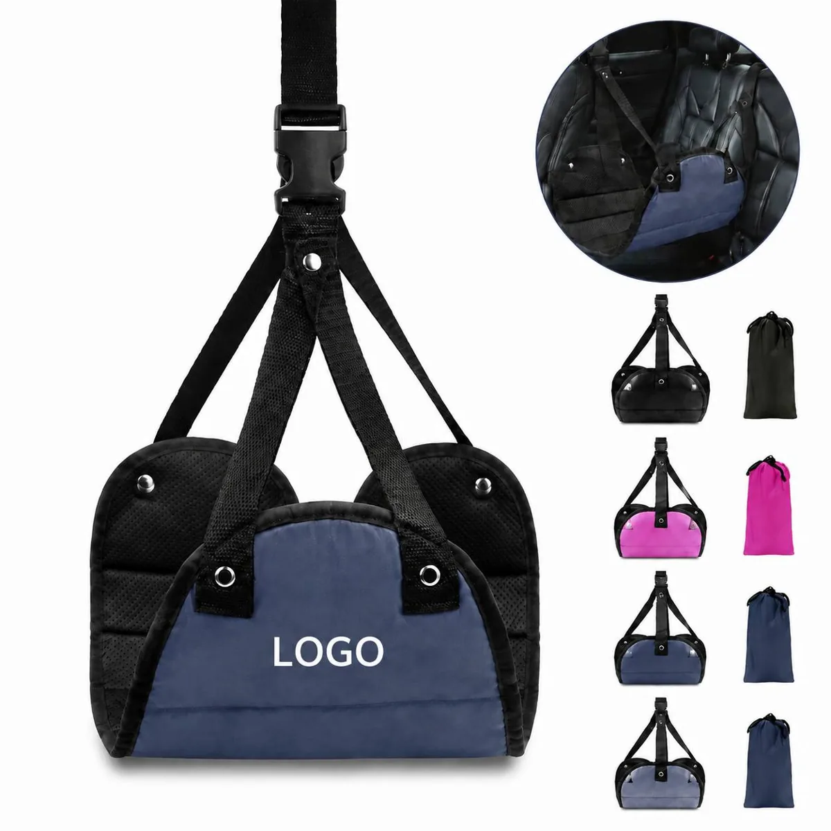 Travel Foot Hammock Seat Rest with 3 Adjustable Positions