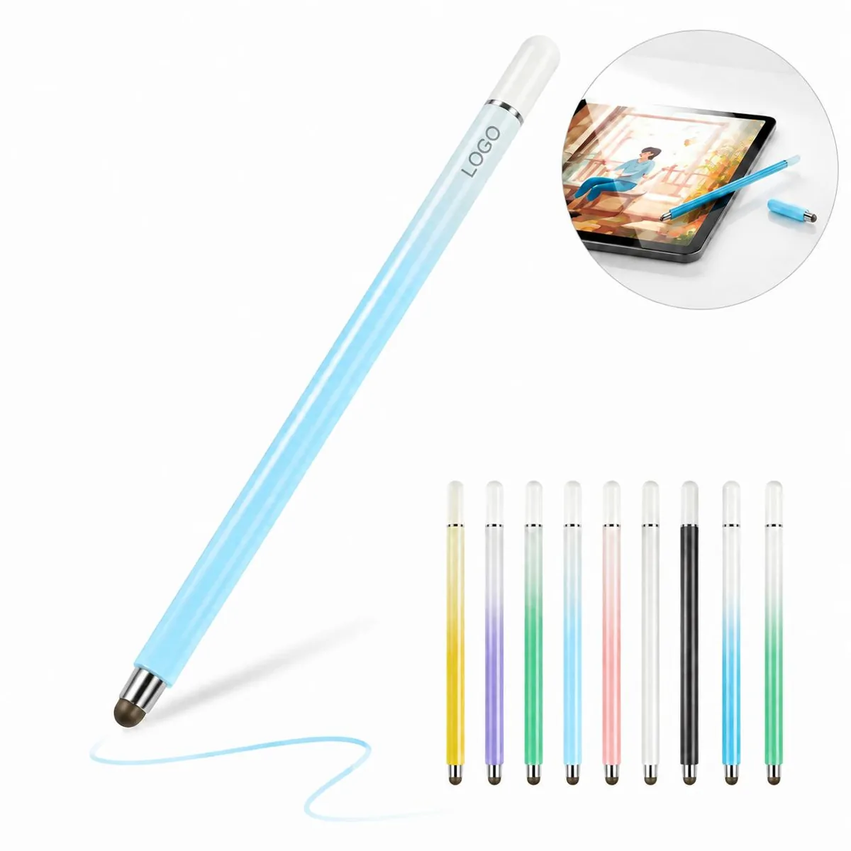 Precision Dual Tip Stylus for All Touch Screens, Note
