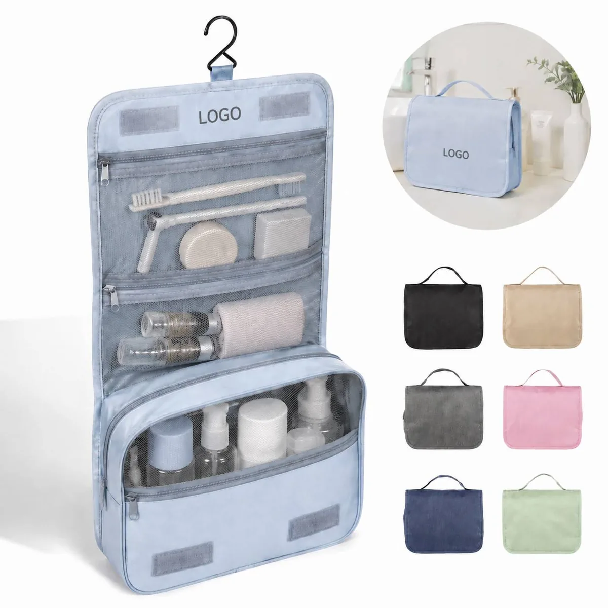 Water Resistant Oxford Duffle Bag with Yoga Mat Pocket