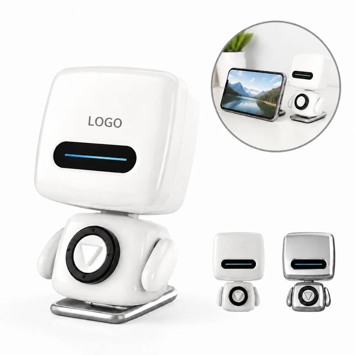 Mini Robot Wireless Speaker, Portable Wireless with Selfie