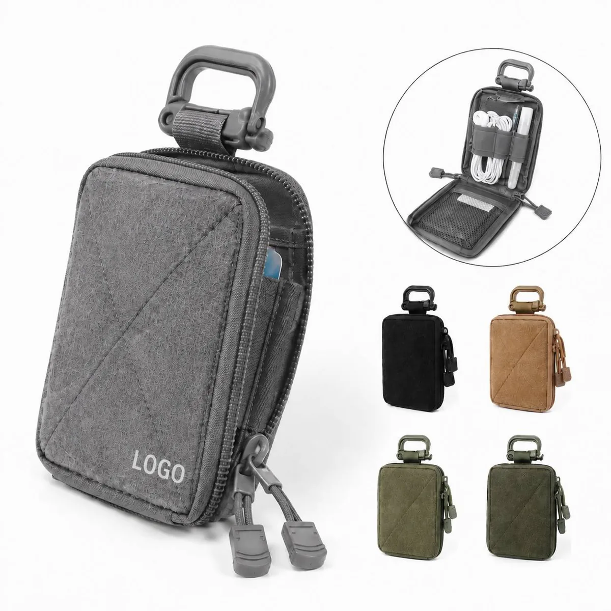 Tactical EDC Utility Organizer Pouch with MOLLE for Outdoor