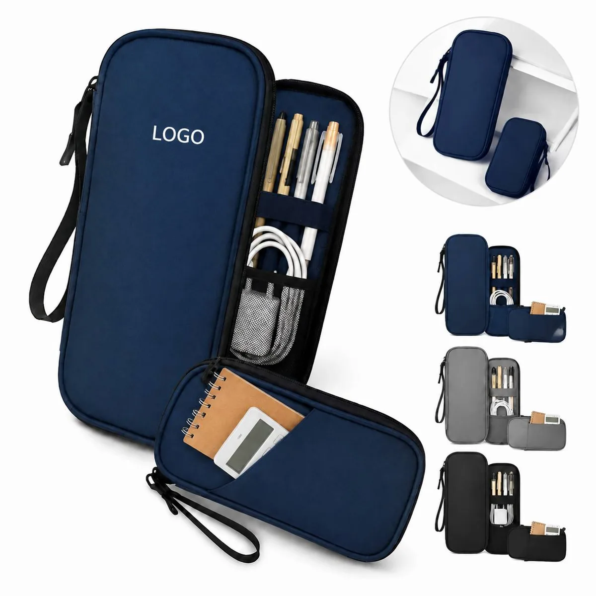 Family Passport Wallet RFID Travel Organizer for 5 Passports