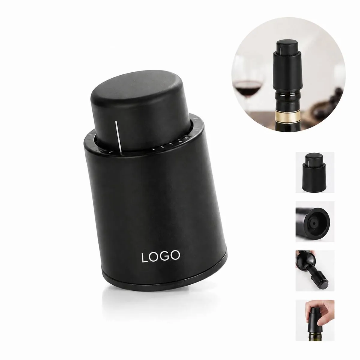 Wine Bottle Vacuum Preserver Pump Stopper with Airtight Seal