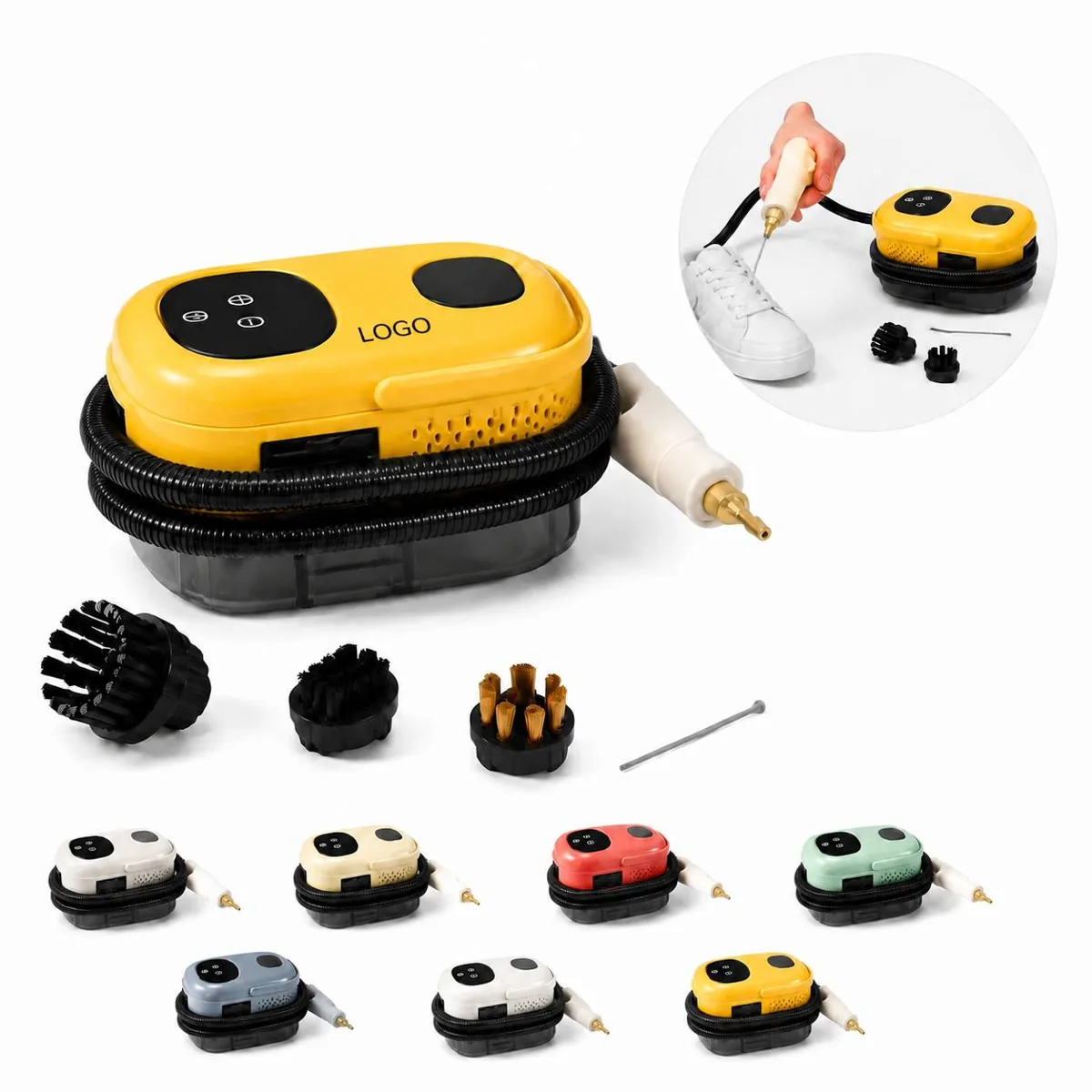 Electric Steam Power Washer, 105°C High-Temp Cleaner