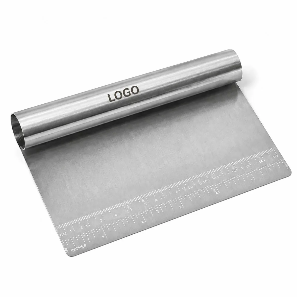 Stainless Steel Dough Scraper Cutter for Pastry, Heavy Duty