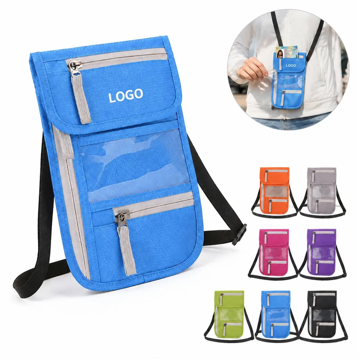 RFID Shielding Travel Document Organizer