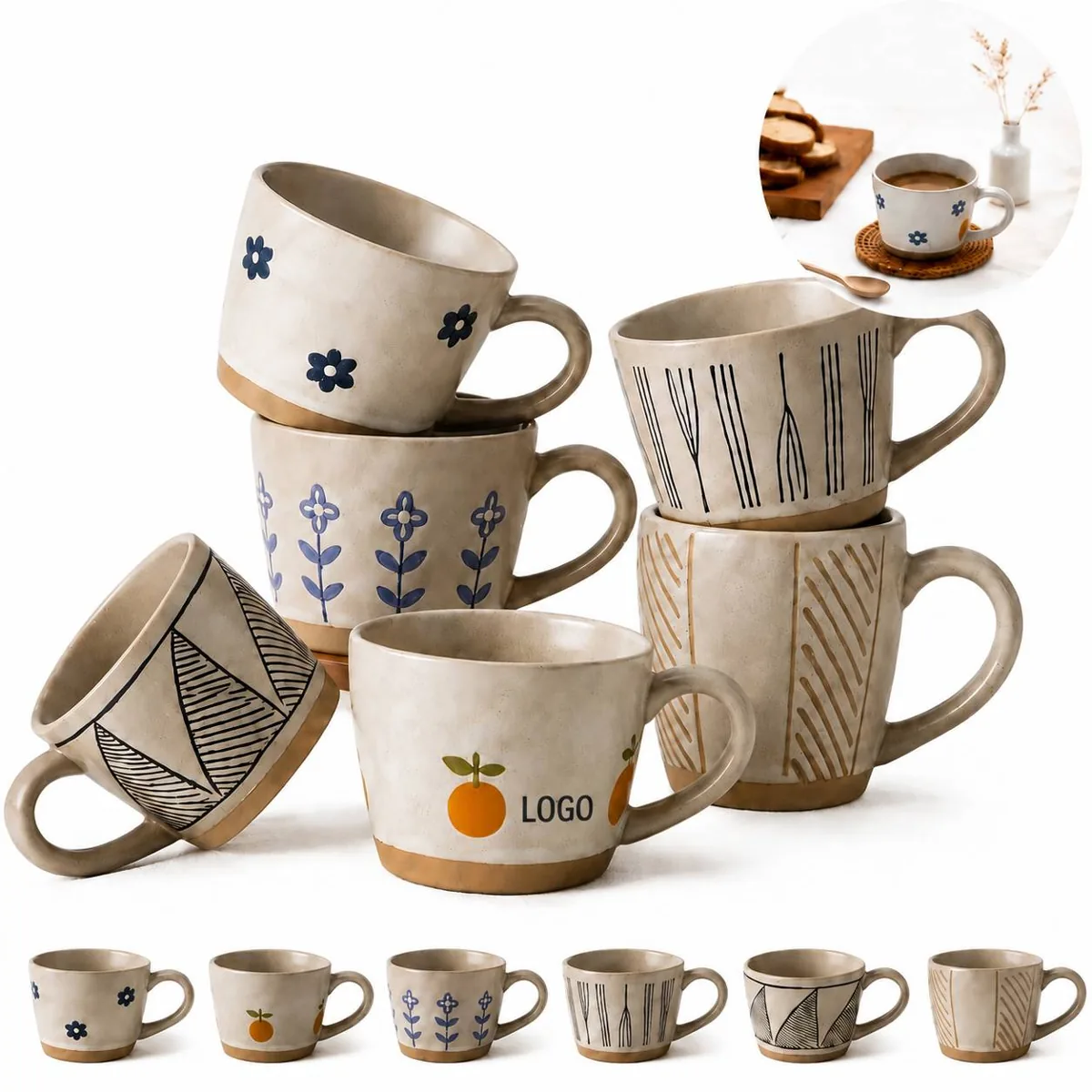 Personalized Ceramic Coffee Mug Custom Gift for Home Office