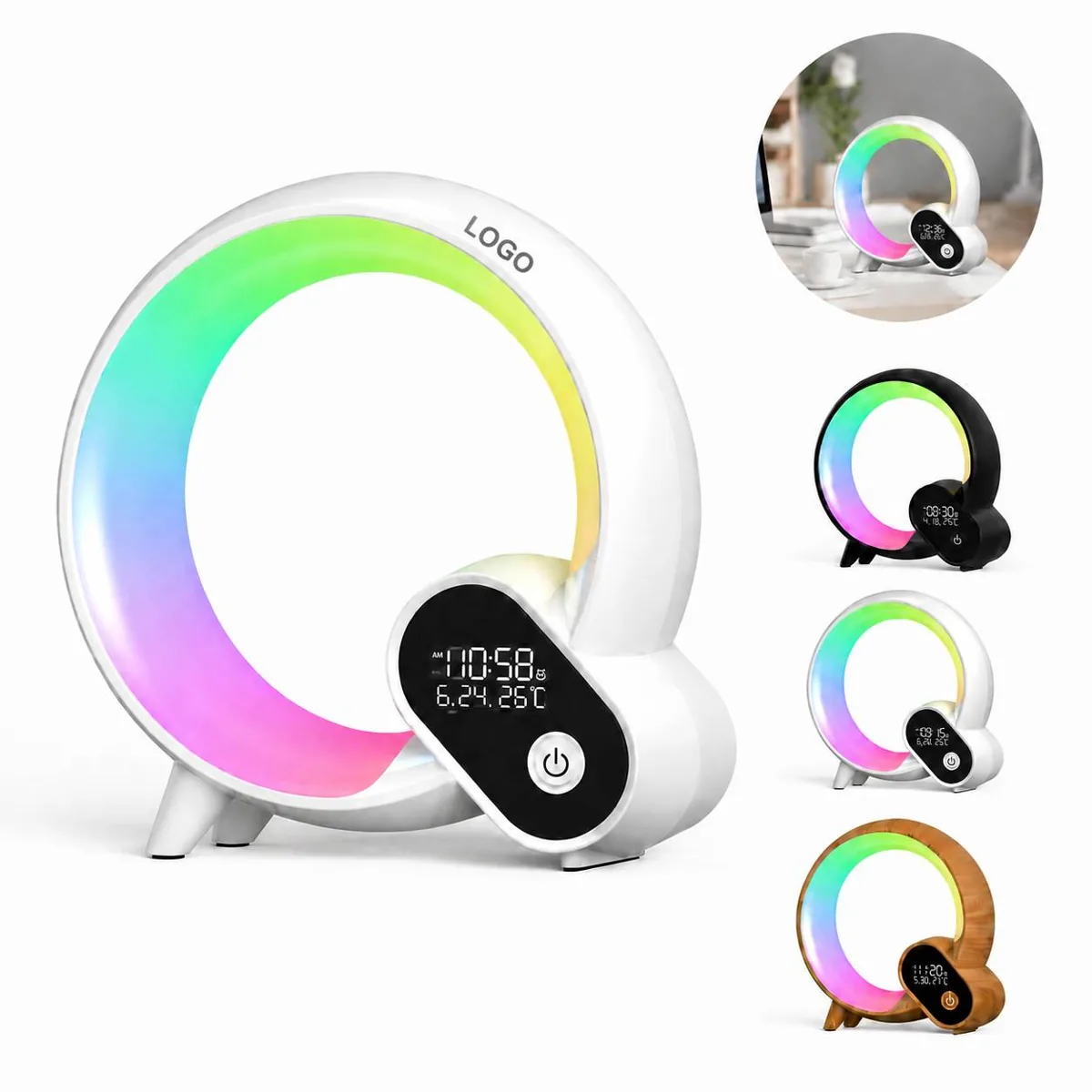 Sunrise Alarm Clock with Wireless Speaker and White Noise