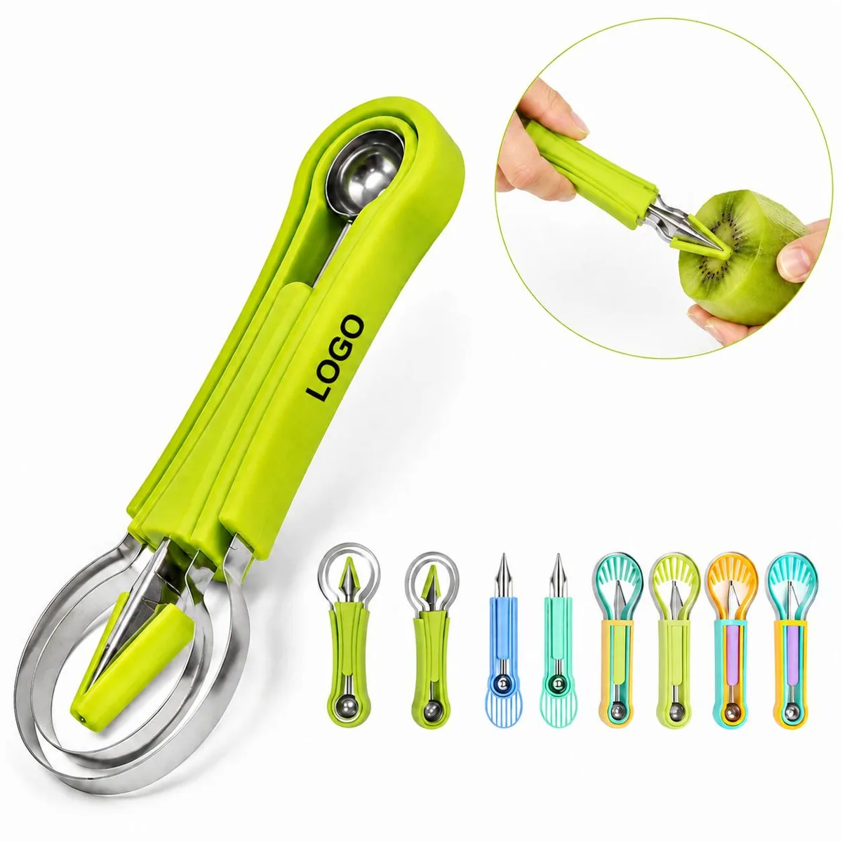Melon Baller & Fruit Scooper Kit with Seed Remover