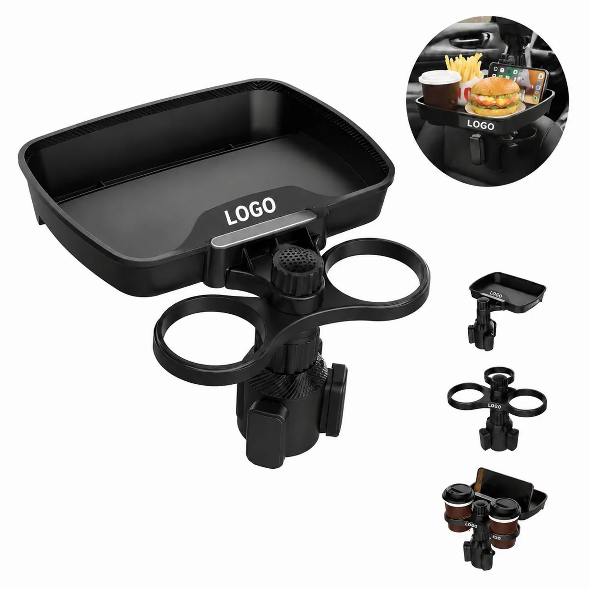 Universal Car Cup Holder Expander Adjustable Base