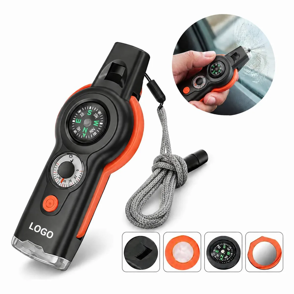 Emergency Whistle with Lanyard for Outdoor Sports, Loud
