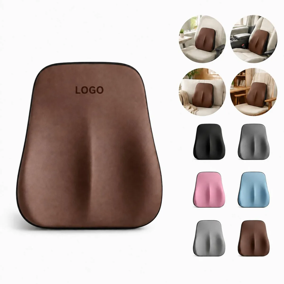 Ergonomic Plush Car Seat Cushion for Comfortable Driving