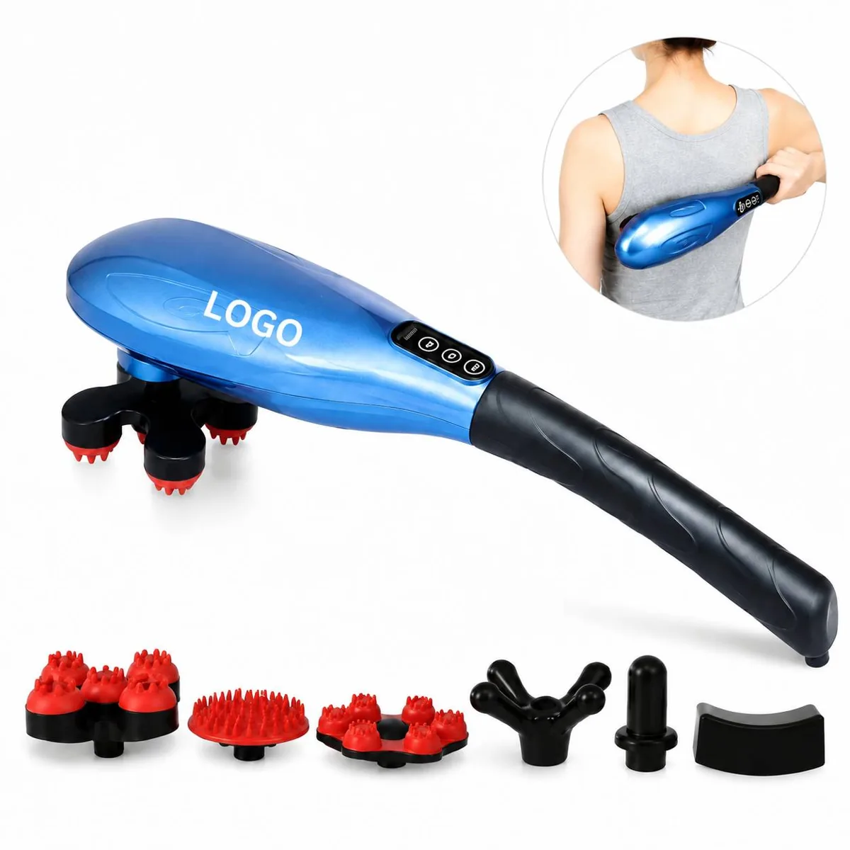 Handheld Percussion Massager for Deep Muscle Relief