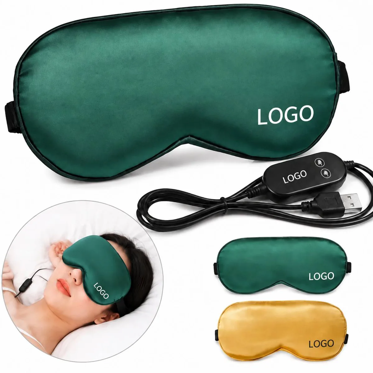 USB Rechargeable Split Hand Warmer, 3 Heat Levels, Fast