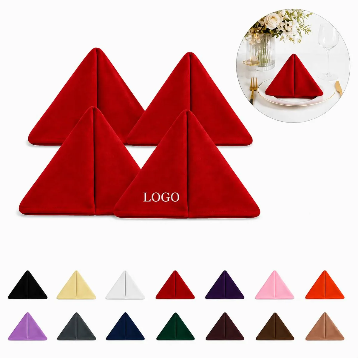 Premium Cotton Cloth Napkins Set of 24, Versatile Dining