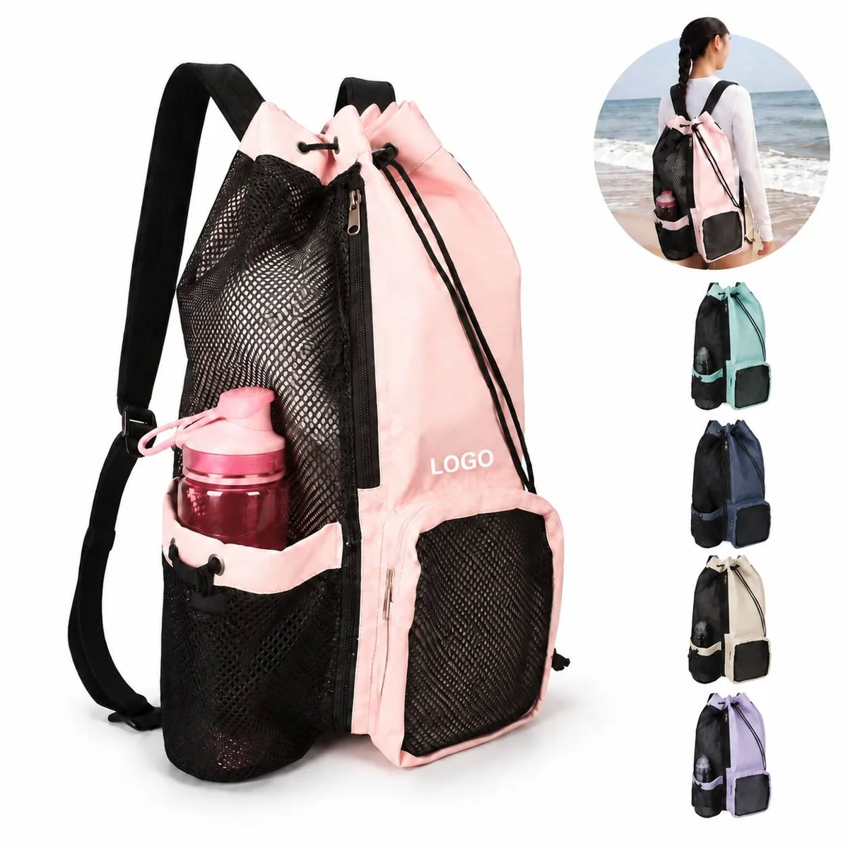 Compact Oxford Cloth Backpack Organizer, Waterproof Travel