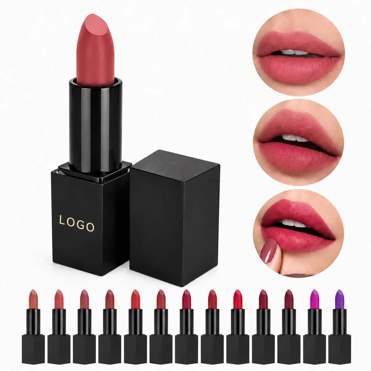 Velvet Matte Lipstick - Nourishing Creamy Color, All-Day
