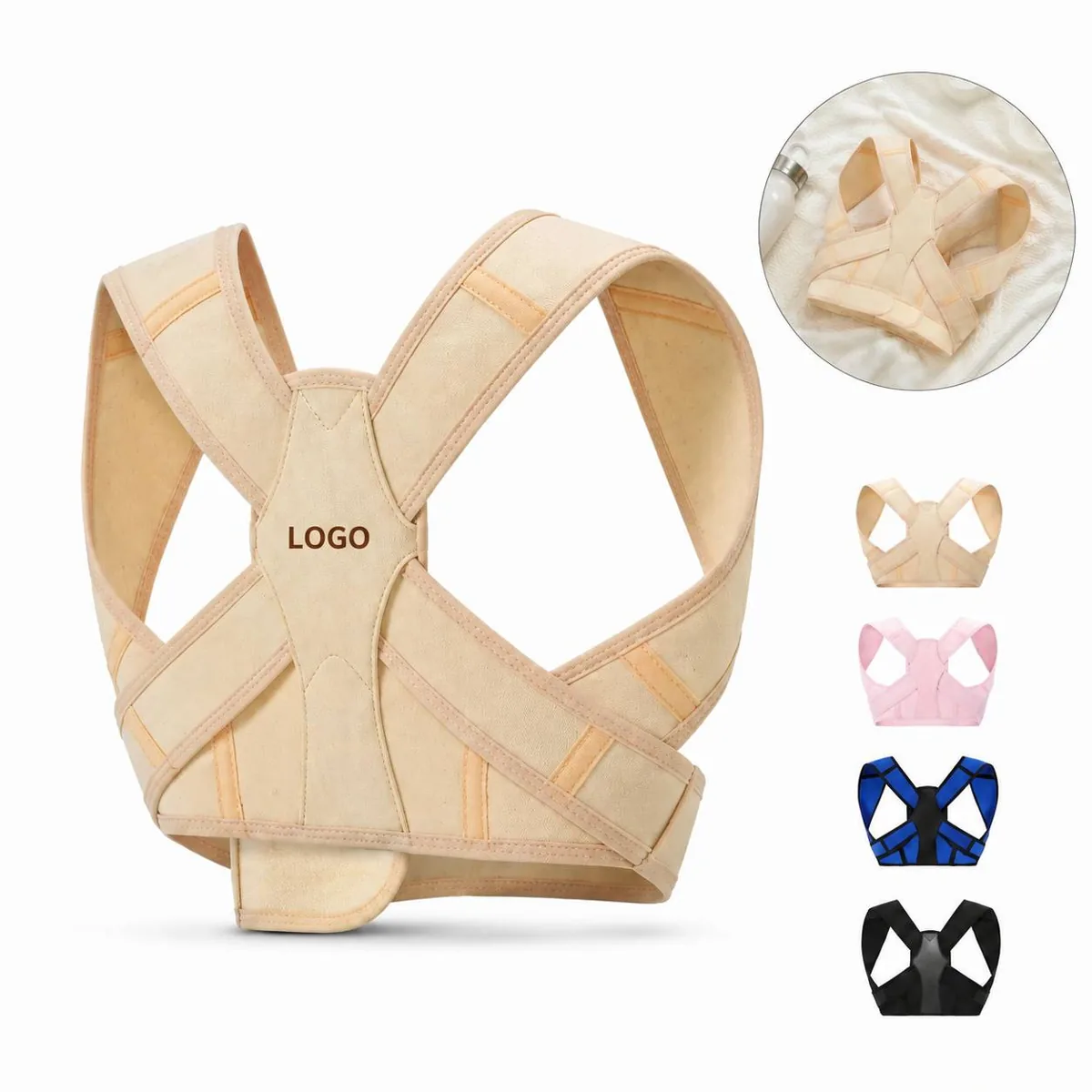 Adjustable Posture Corrector Back Brace for Daily Comfort