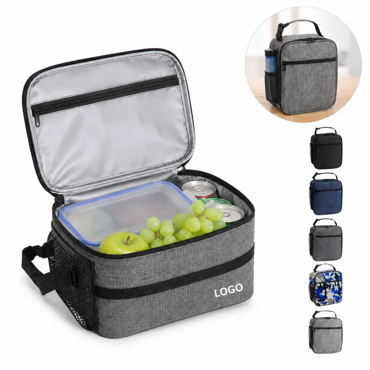 Custom Eco-Friendly Insulated Mini Lunch Tote
