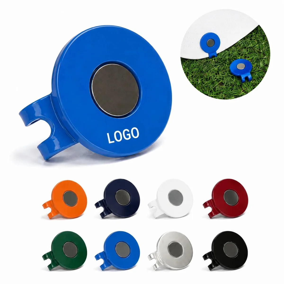 Premium Golf Cap Clip Magnetic Holder for Visors