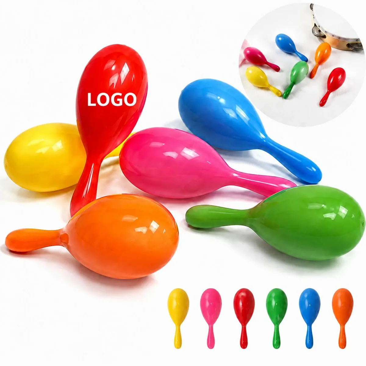 Mini Maracas Shakers for Cinco de Mayo Parade Party Music