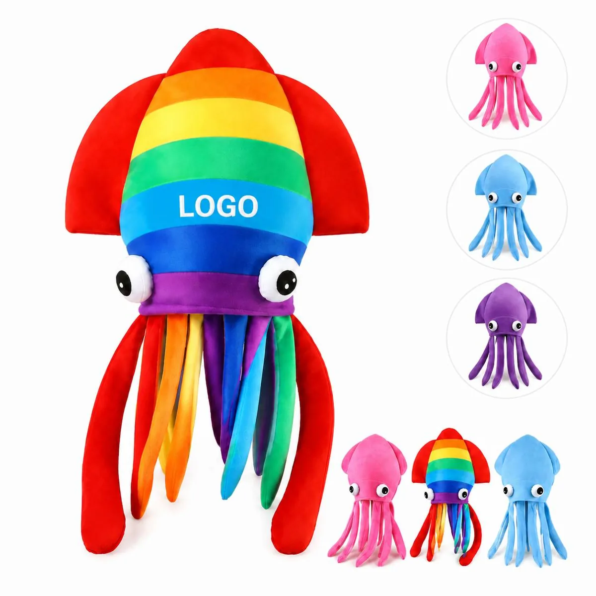 Squid Headpiece Hat with Wiggly Tentacles, Customizable