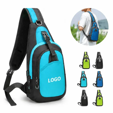 Active Outdoor Multi Pocket Crossbody Chest Pack