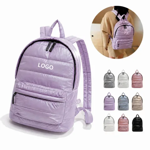 Women's Lightweight Large-Capacity Polyester Backpack