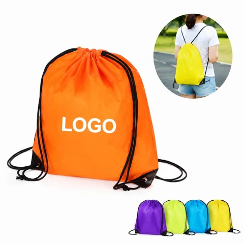 Custom Printed Drawstring Backpack for Promotions
