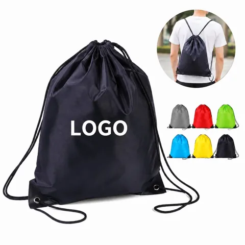 Custom Drawstring Backpack Durable Sports Gym Bag