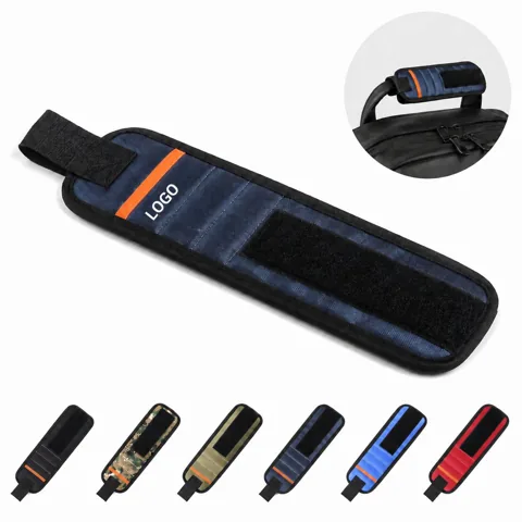 3 Row Magnetic Tool Wristband with 9 Magnets and Pocket