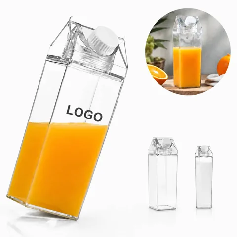 Portable BPA Free Reusable Milk Carton Water Bottle