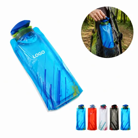 Collapsible Travel Water Bottle BPA Free Leakproof 700ml