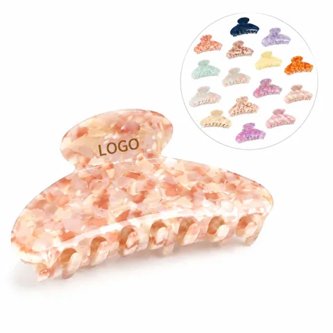 Large Acetate Hair Clip, Non-Slip Grip for Thick Hair