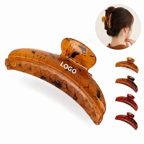 Fashion Shark Jaw Hair Clip for Thick Curly Hair