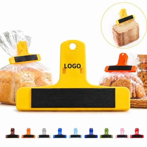 Refrigerator Magnetic Bag Sealer Clips, Strong Airtight