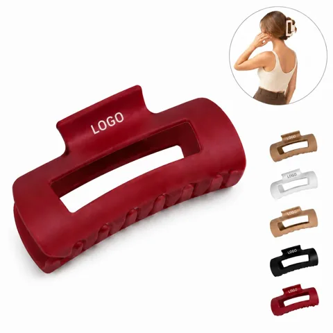 Soft Silicone Claw Clip, Non Slip Secure Hold for Hair