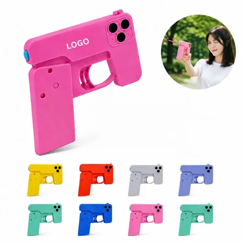 Compact Foldable Water Blaster with Dual Nozzle Pump Action