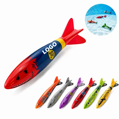 8 Shark Torpedo Diving Toys Underwater Set for Kids Pool Fun