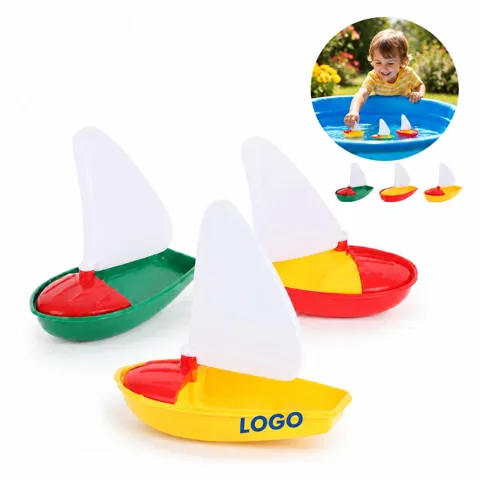 Toddler Bath Toy Sailboat Set 3 Pack Floating Sensory Play