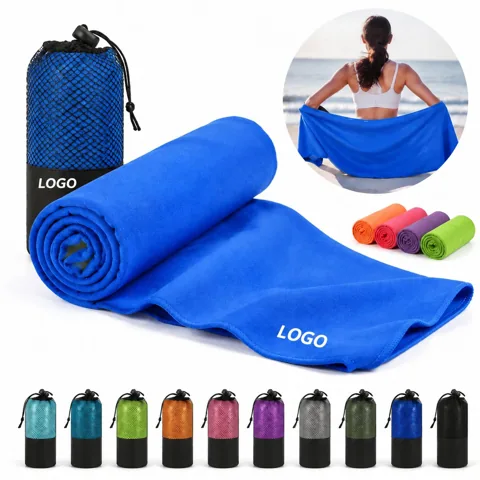 Ultra-Soft Microfiber Sport Towel, Rapid Dry Compact