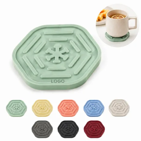 Silicone Honeycomb Coaster Set, Heat-Resistant Non-Slip