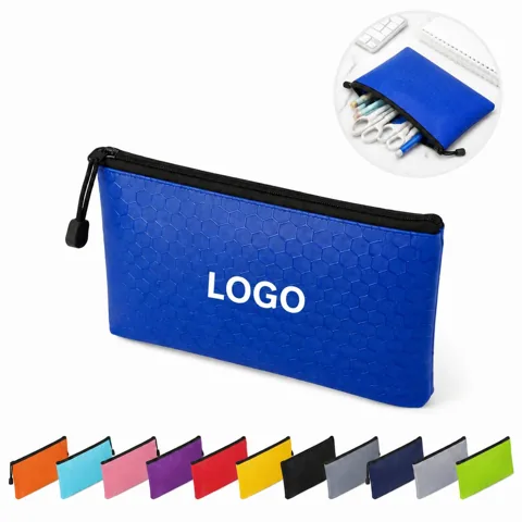 Waterproof Oxford Cloth Pencil Case with Zipper Organizer