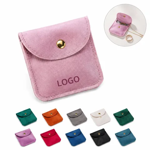 Premium Soft Velvet Drawstring Bags Jewelry Gift with Satin