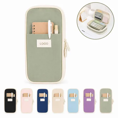 Large Capacity Expandable Pencil Pouch Organizer for School