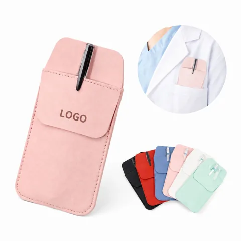 RN PU Leather Pen Organizer Case, Nurse Essential, Fits Bag