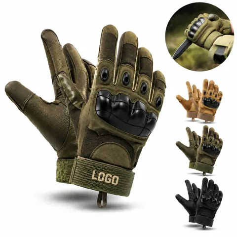 Men's Camo Full Finger Tactical Gloves for Outdoor Work
