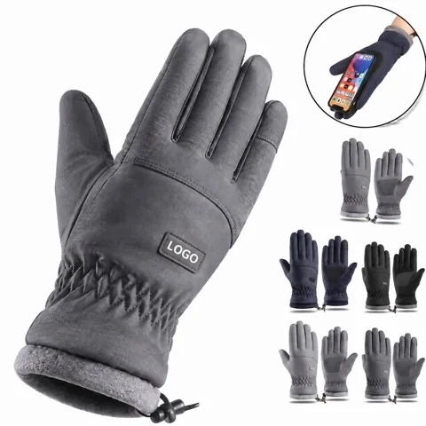 Unisex Winter Gloves Touchscreen Waterproof Warm Fleece
